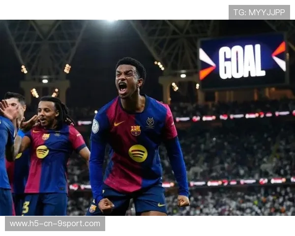 西甲：巴萨 3-1主场5连胜落后皇马5分 亚马尔拉什福德破门，巴萨3比2皇马中文解说全场高清